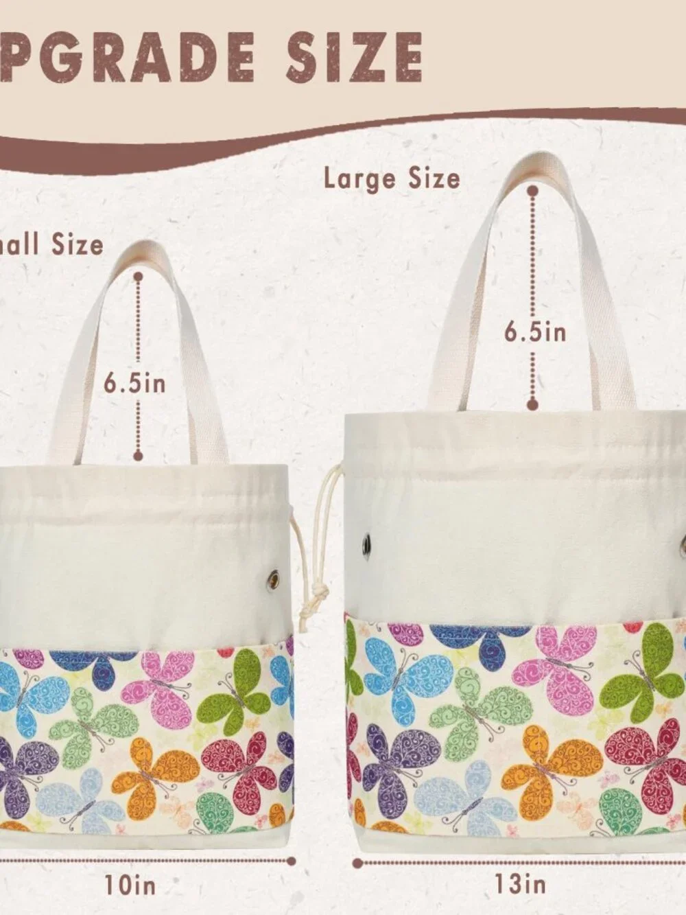 Yarn Bag, Knitting Crochet Tote Bag, Yarn Storage Bags Organizer, Crochet Bags f - Picture 2 of 9